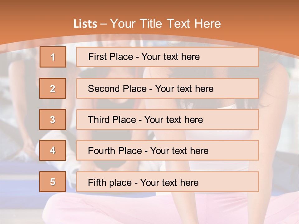 Athletic Stretch Fitness PowerPoint Template