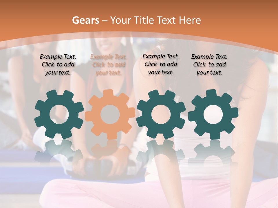 Athletic Stretch Fitness PowerPoint Template