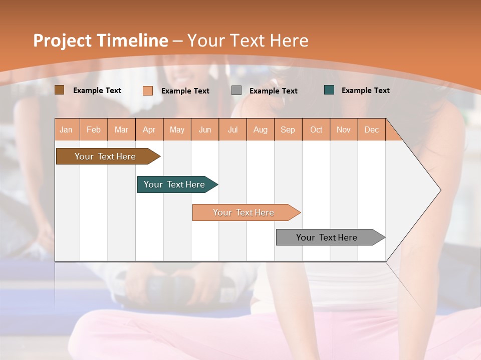 Athletic Stretch Fitness PowerPoint Template