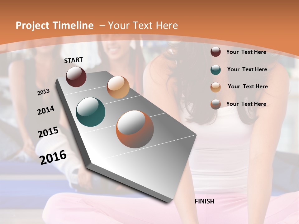 Athletic Stretch Fitness PowerPoint Template