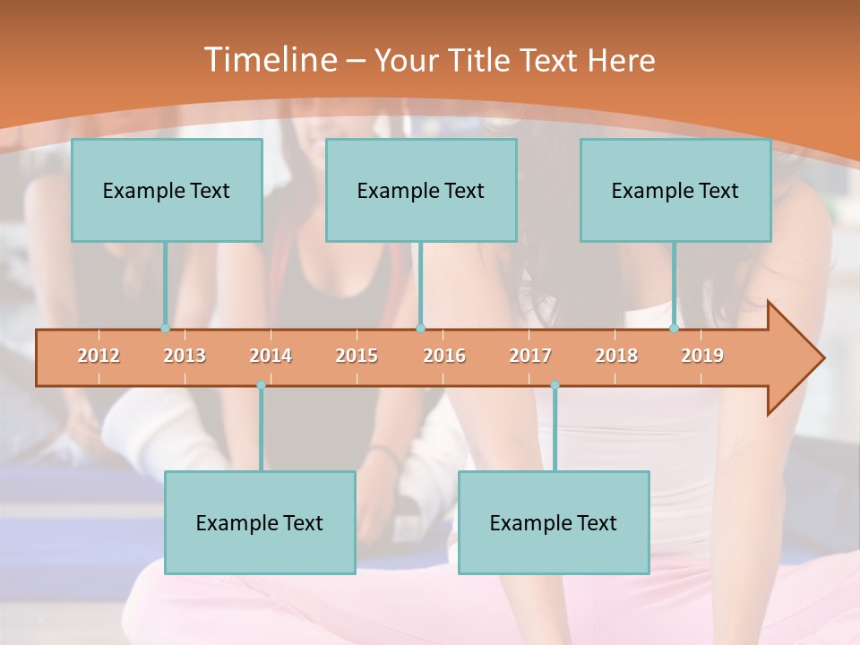 Athletic Stretch Fitness PowerPoint Template