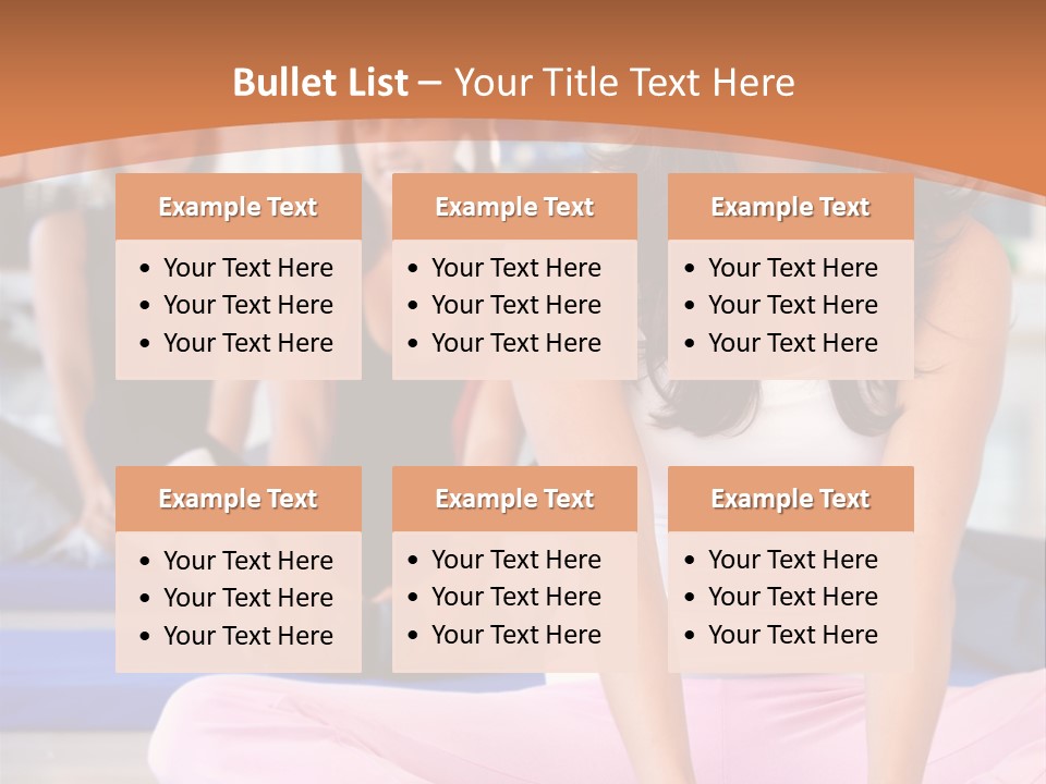 Athletic Stretch Fitness PowerPoint Template