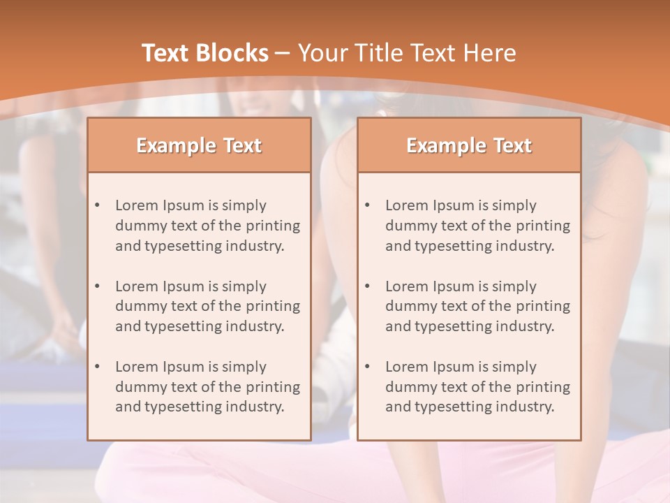 Athletic Stretch Fitness PowerPoint Template