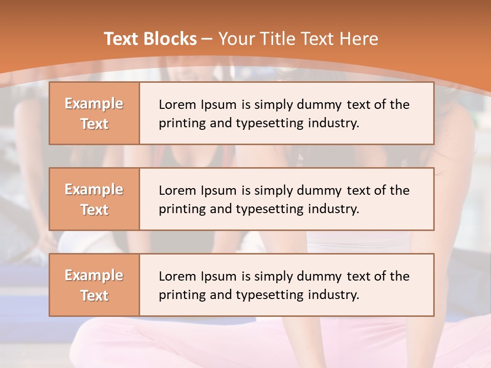 Athletic Stretch Fitness PowerPoint Template