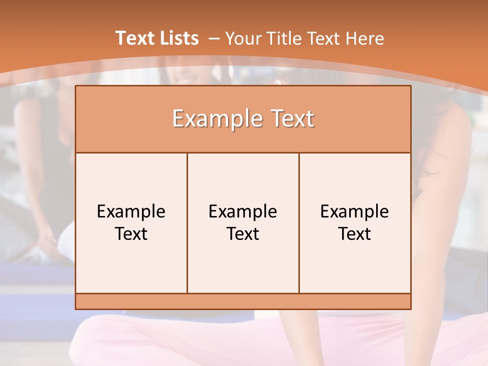 Athletic Stretch Fitness PowerPoint Template