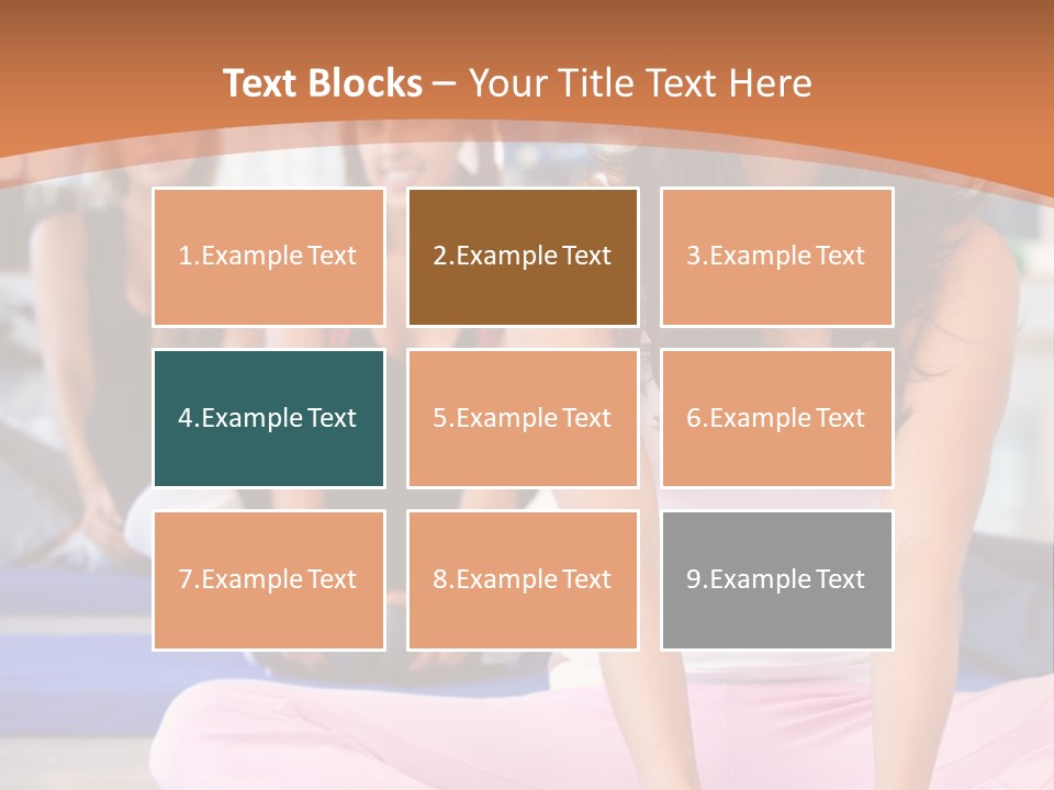 Athletic Stretch Fitness PowerPoint Template