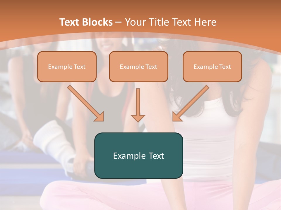 Athletic Stretch Fitness PowerPoint Template