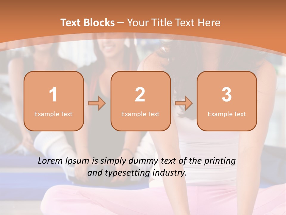 Athletic Stretch Fitness PowerPoint Template