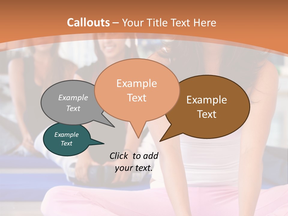 Athletic Stretch Fitness PowerPoint Template