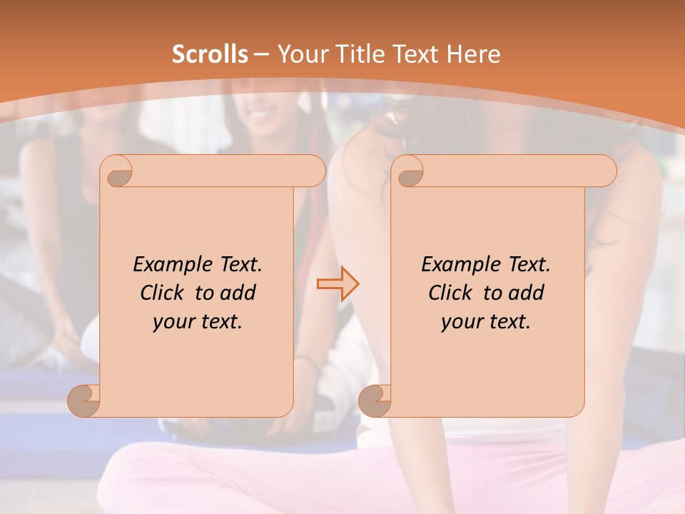 Athletic Stretch Fitness PowerPoint Template