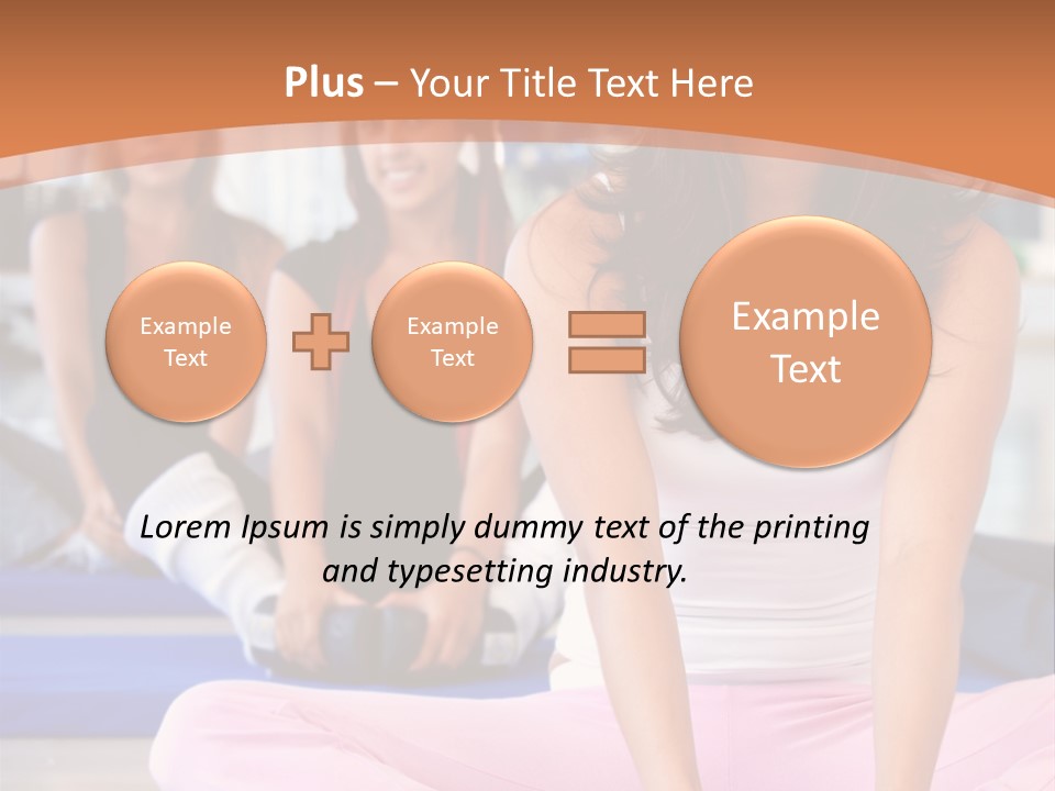 Athletic Stretch Fitness PowerPoint Template