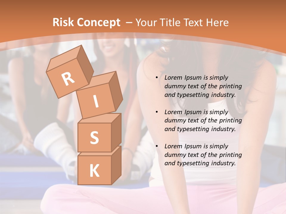 Athletic Stretch Fitness PowerPoint Template