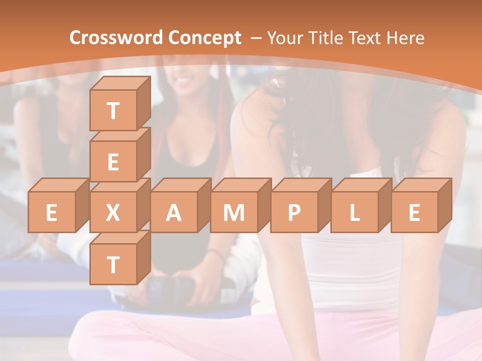 Athletic Stretch Fitness PowerPoint Template