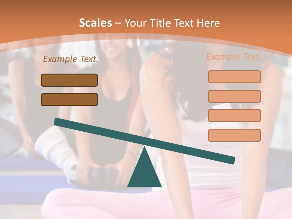 Athletic Stretch Fitness PowerPoint Template