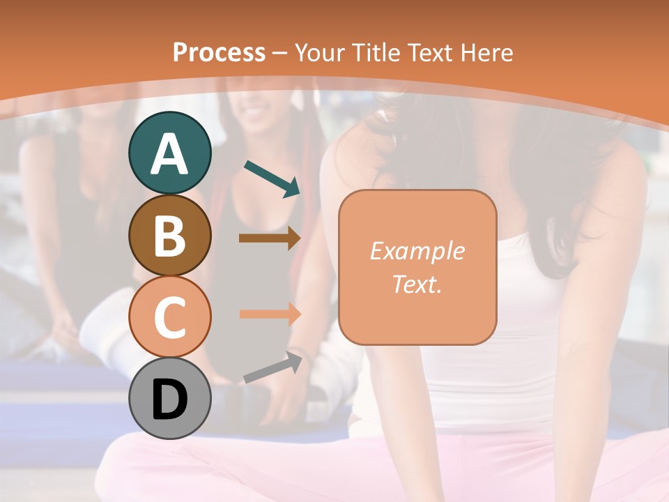 Athletic Stretch Fitness PowerPoint Template