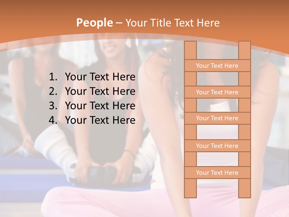 Athletic Stretch Fitness PowerPoint Template