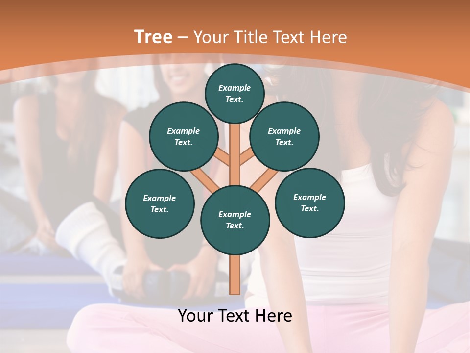 Athletic Stretch Fitness PowerPoint Template