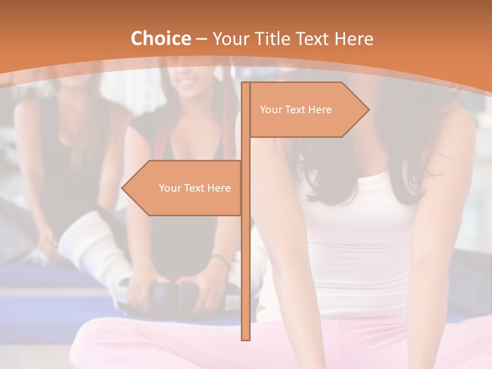 Athletic Stretch Fitness PowerPoint Template