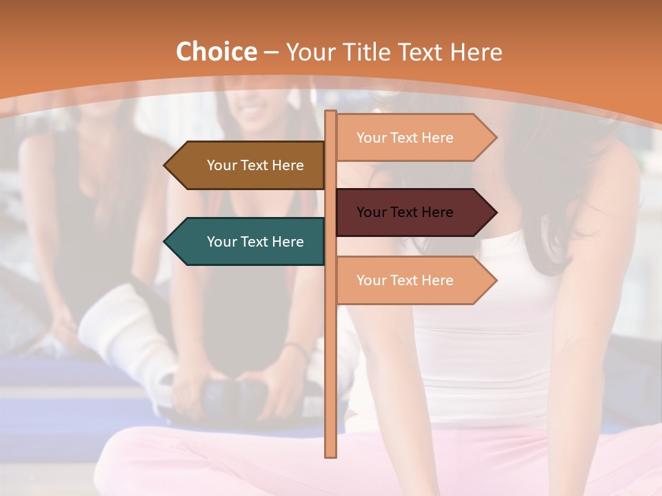 Athletic Stretch Fitness PowerPoint Template