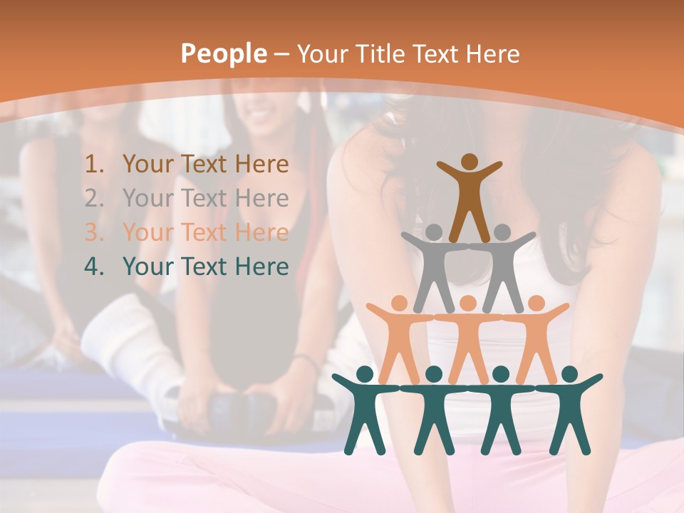 Athletic Stretch Fitness PowerPoint Template