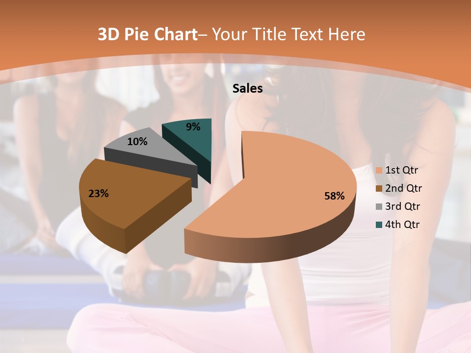 Athletic Stretch Fitness PowerPoint Template