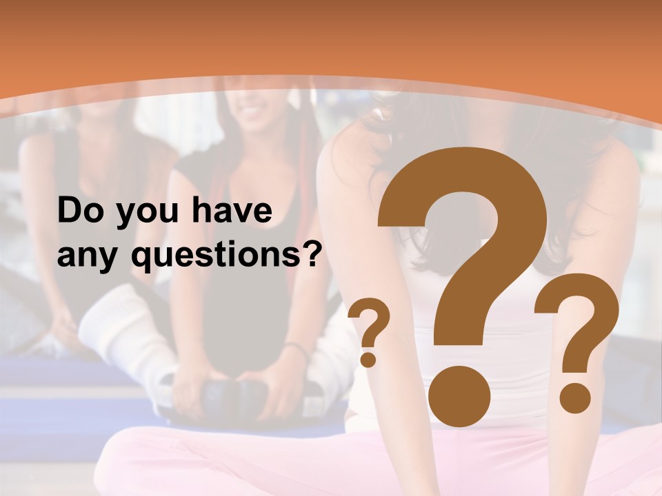 Athletic Stretch Fitness PowerPoint Template