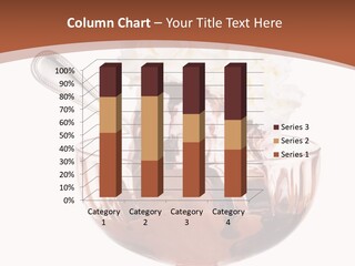 Sweet Food Glass Dish PowerPoint Template