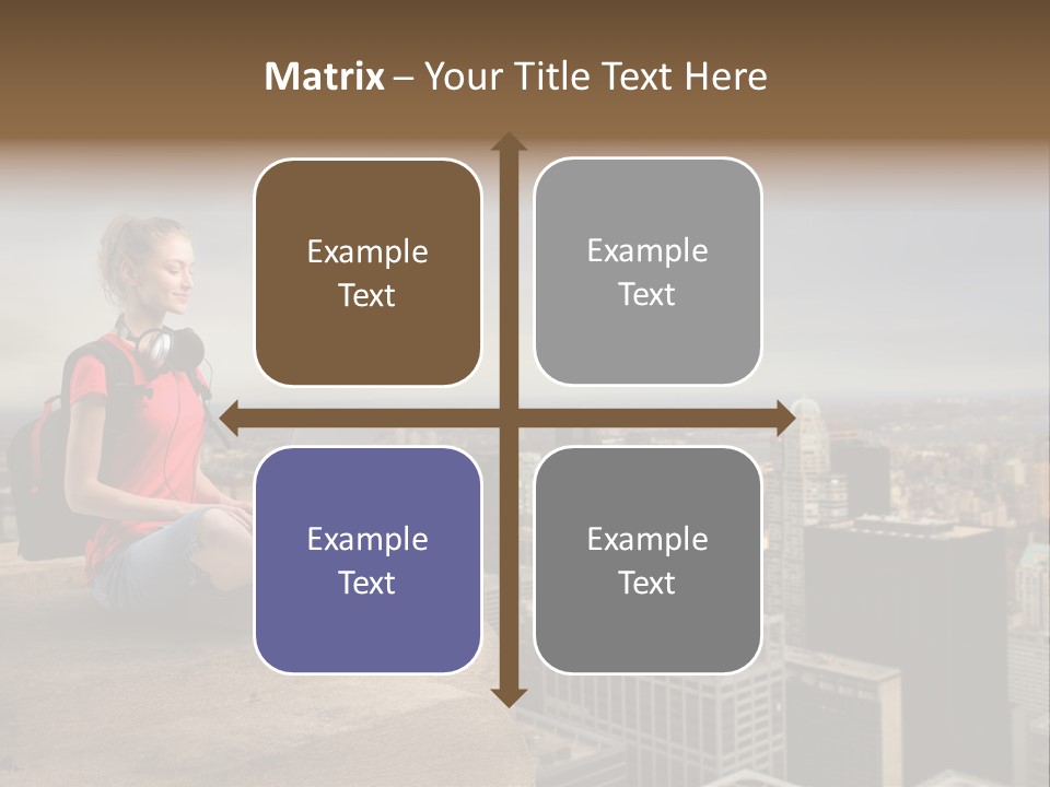 Panorama Computer Beauty PowerPoint Template