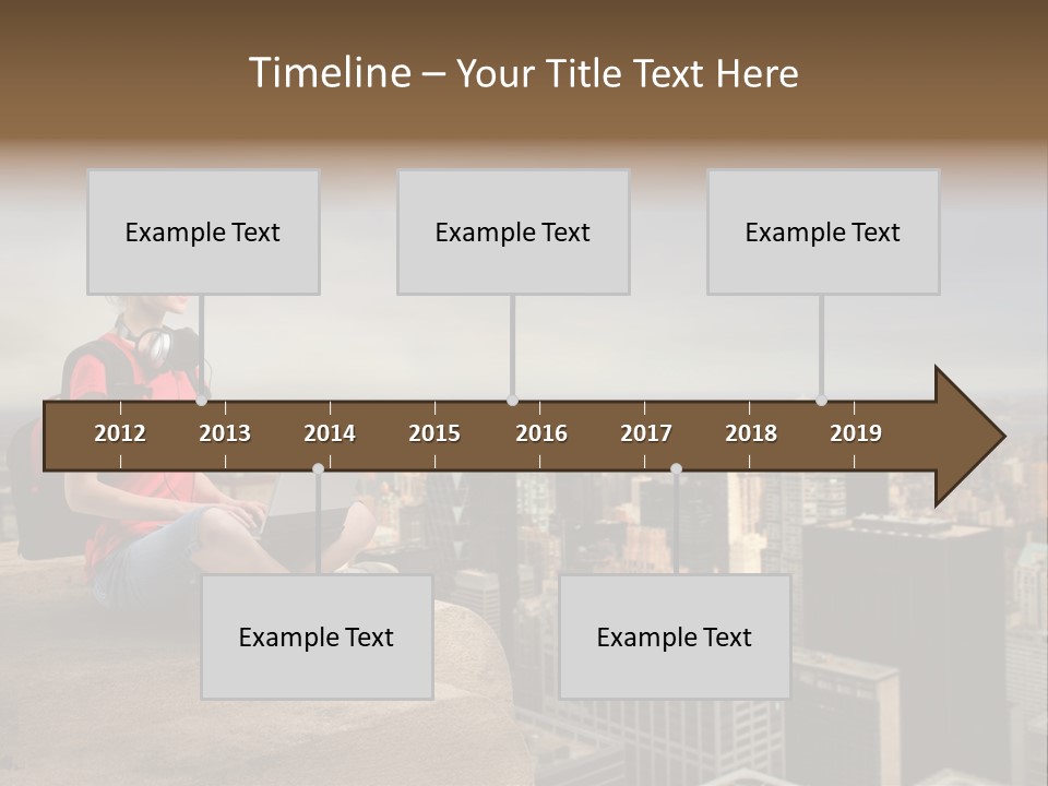 Panorama Computer Beauty PowerPoint Template
