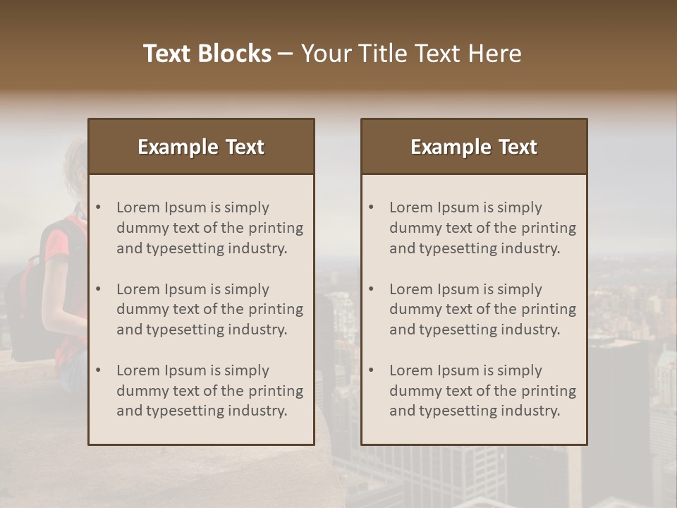 Panorama Computer Beauty PowerPoint Template