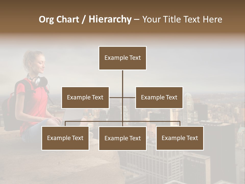 Panorama Computer Beauty PowerPoint Template