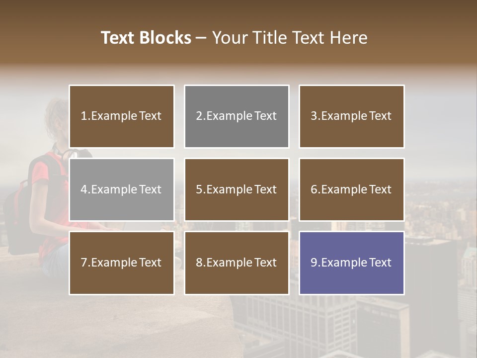 Panorama Computer Beauty PowerPoint Template