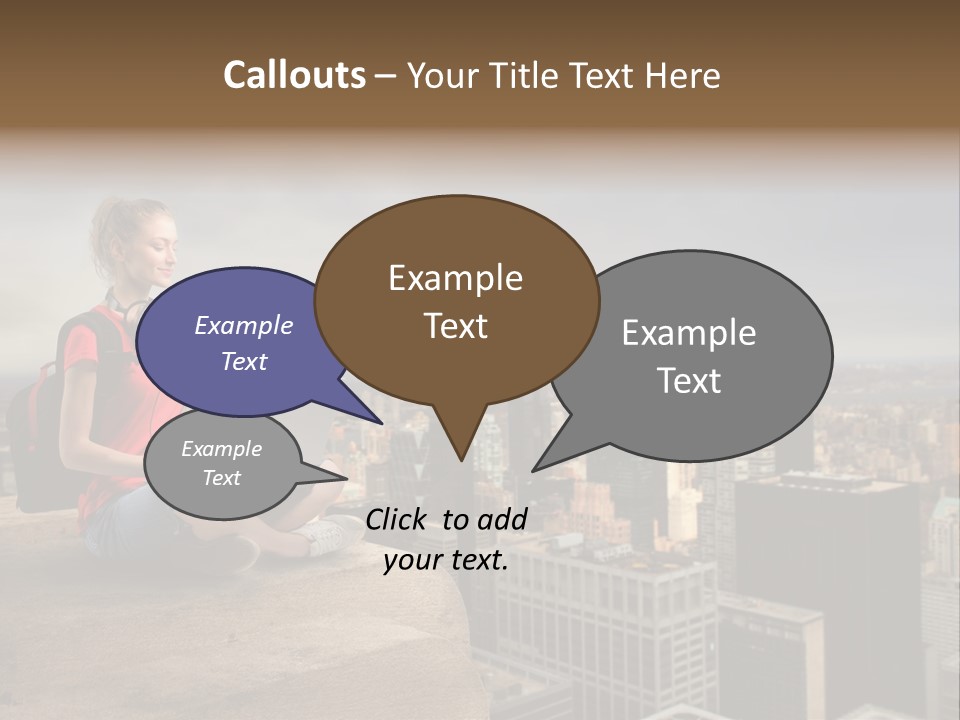 Panorama Computer Beauty PowerPoint Template