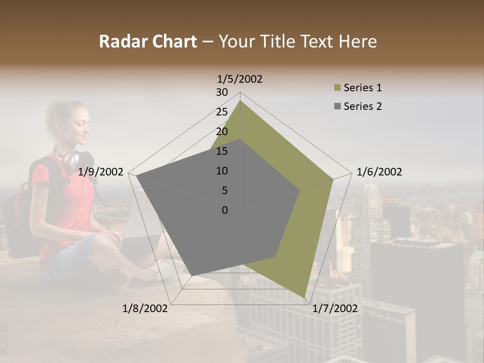 Panorama Computer Beauty PowerPoint Template