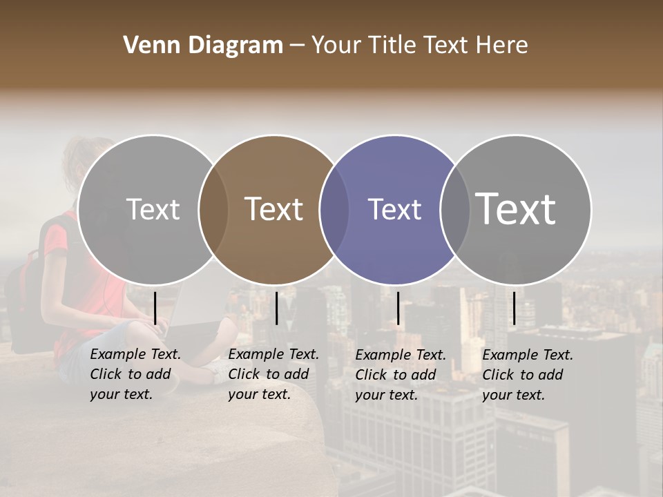 Panorama Computer Beauty PowerPoint Template
