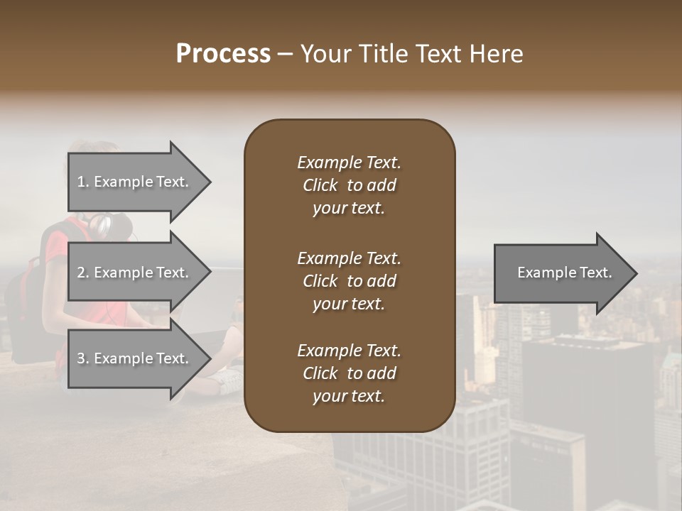 Panorama Computer Beauty PowerPoint Template