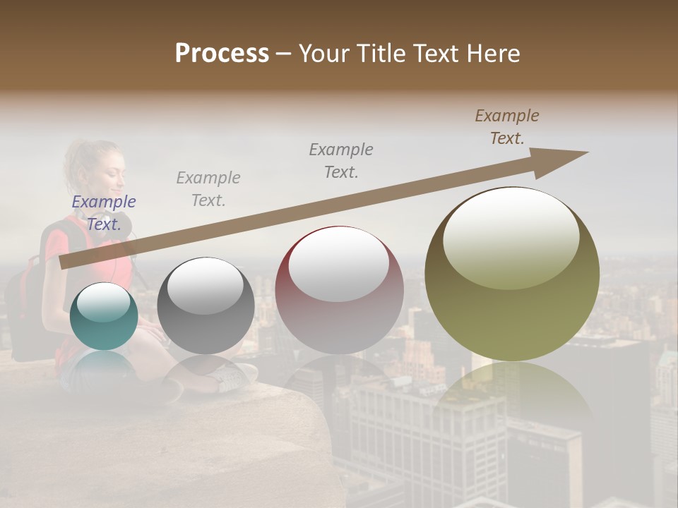 Panorama Computer Beauty PowerPoint Template