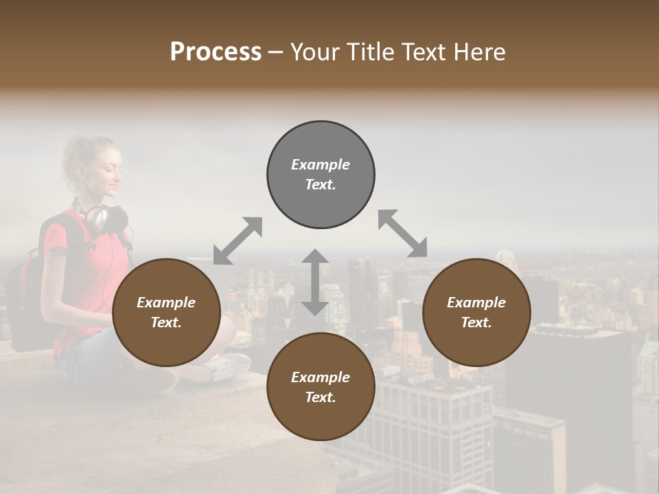 Panorama Computer Beauty PowerPoint Template