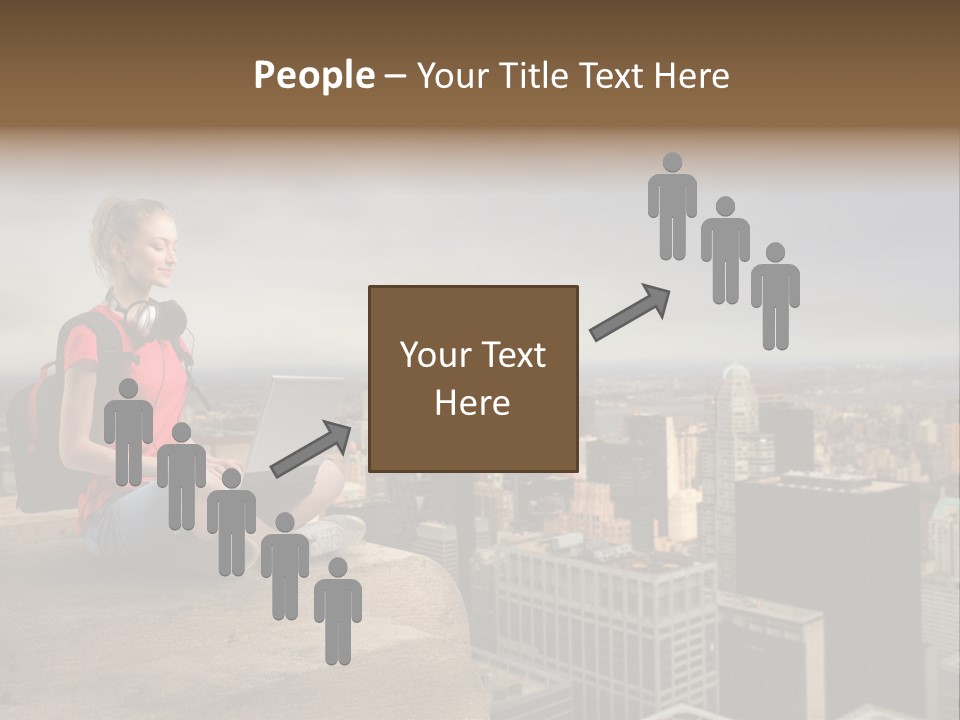 Panorama Computer Beauty PowerPoint Template