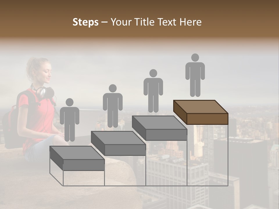 Panorama Computer Beauty PowerPoint Template