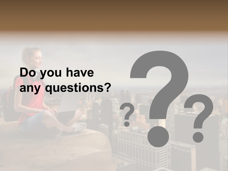 Panorama Computer Beauty PowerPoint Template