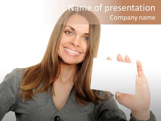 Advertisement Group Paper PowerPoint Template