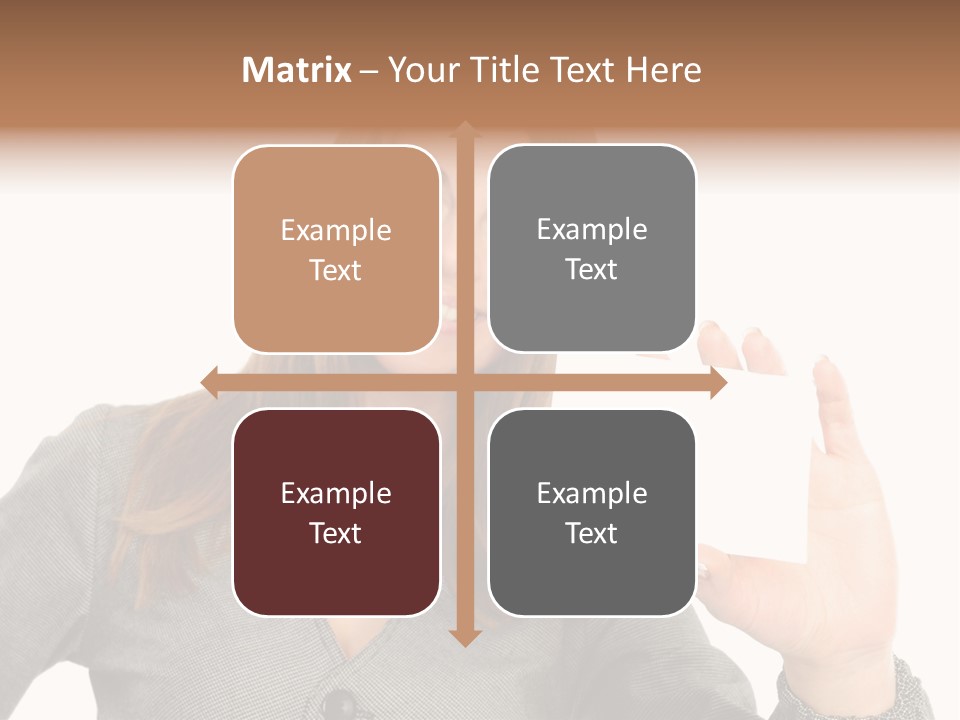 Advertisement Group Paper PowerPoint Template