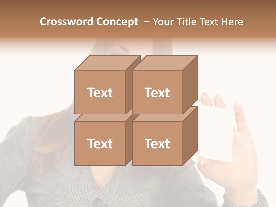 Advertisement Group Paper PowerPoint Template