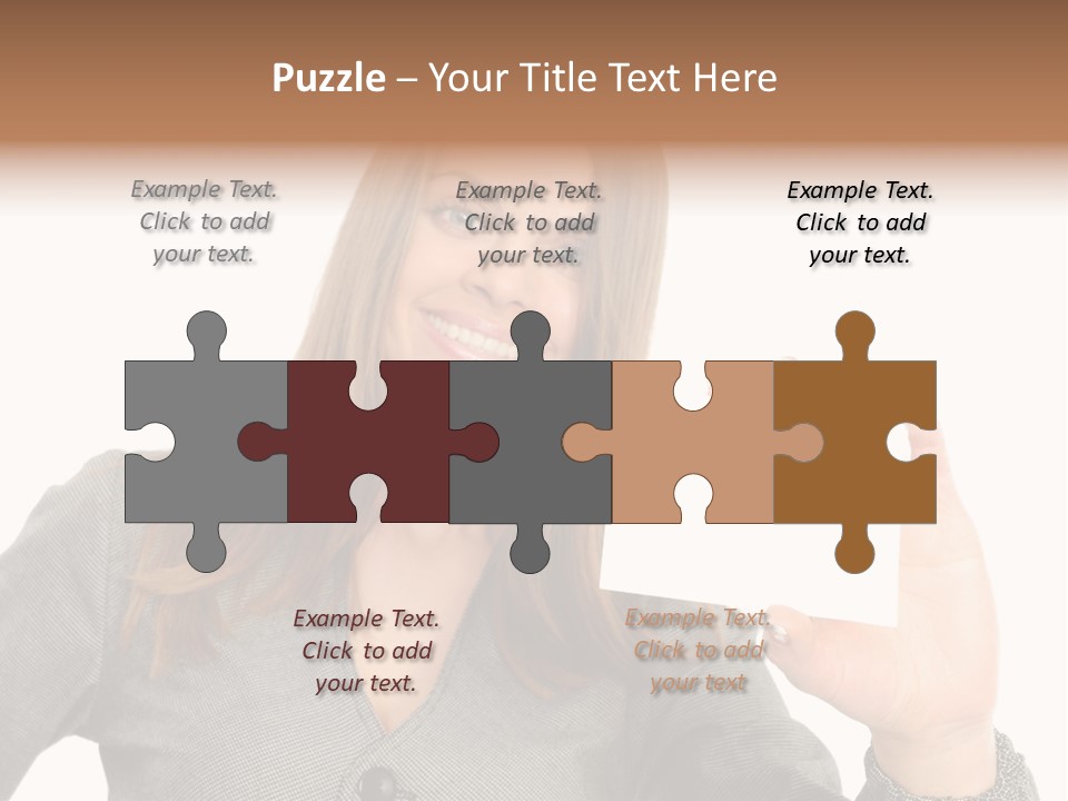 Advertisement Group Paper PowerPoint Template
