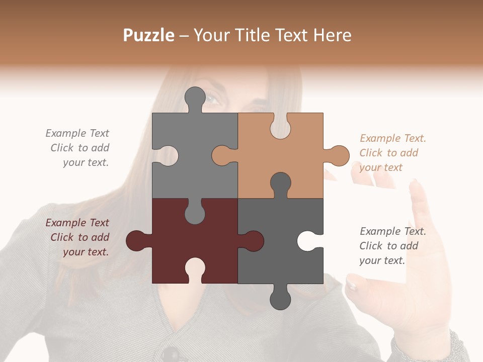 Advertisement Group Paper PowerPoint Template