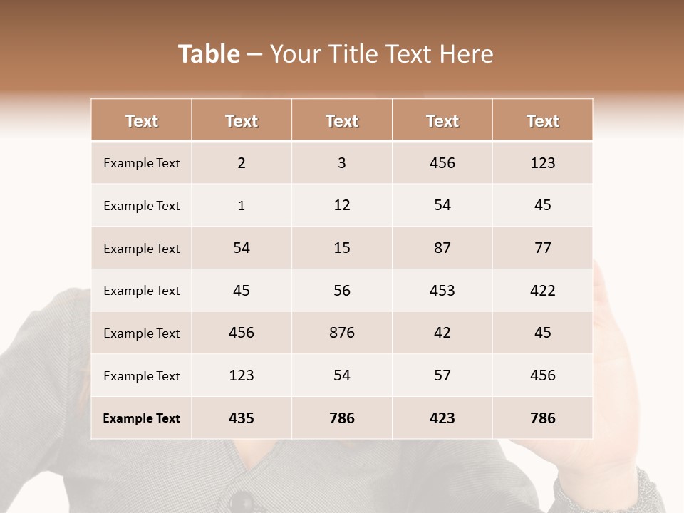 Advertisement Group Paper PowerPoint Template
