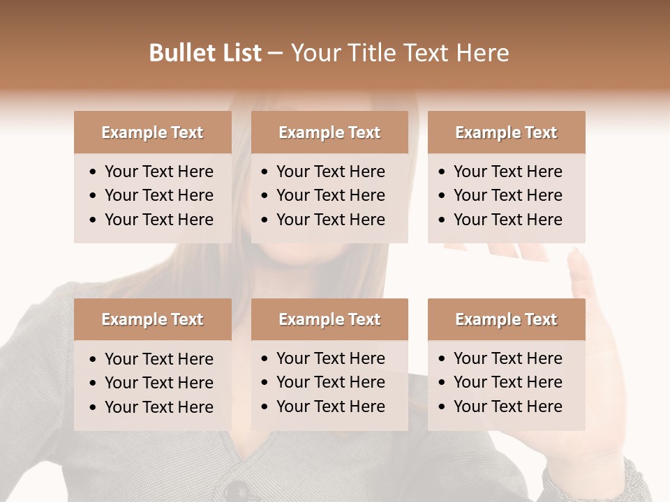 Advertisement Group Paper PowerPoint Template