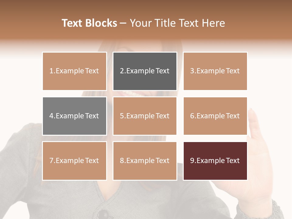 Advertisement Group Paper PowerPoint Template