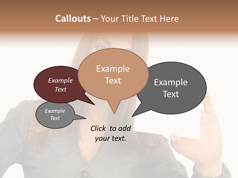 Advertisement Group Paper PowerPoint Template